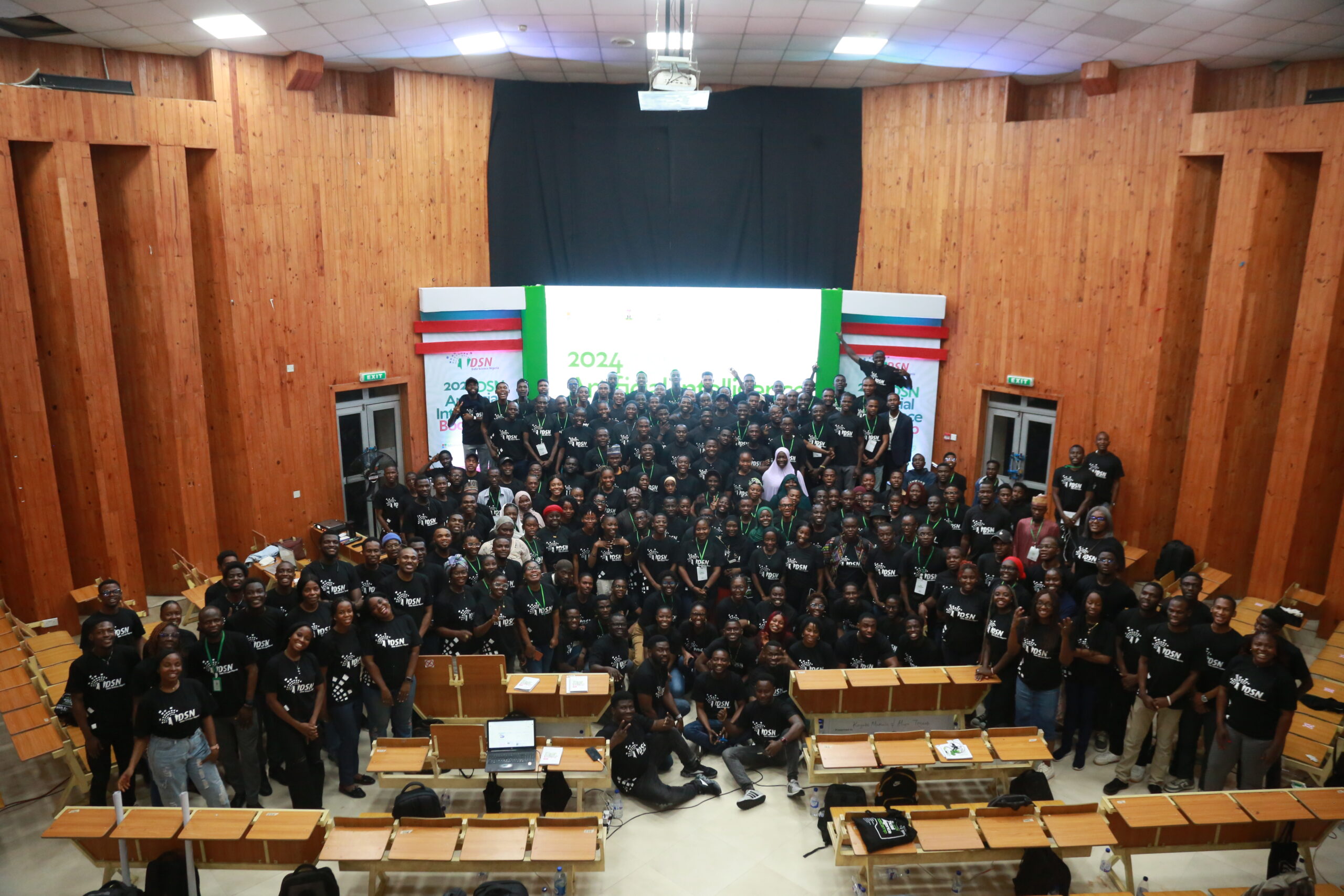 Data Science Nigeria AI Bootcamp participants at work